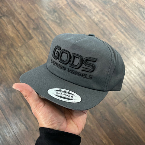 GEV: Five Panel Snapback (Dark Grey)