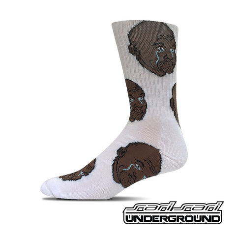 FW: Crying Jordan Socks - White