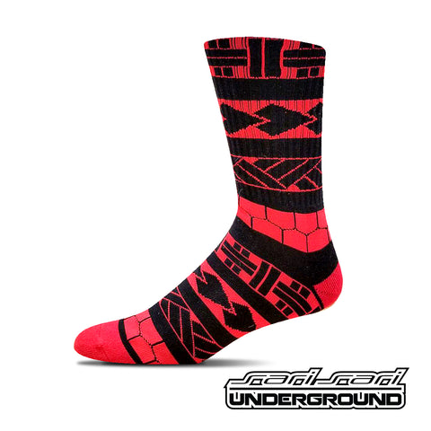 FW: Tribal Sleeve Socks - Red
