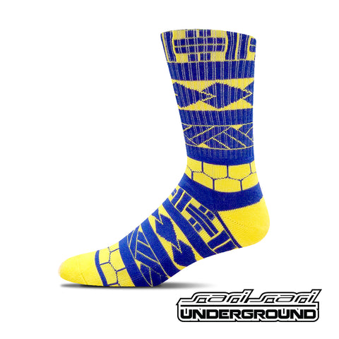 FW: Tribal Sleeve Socks - Blue