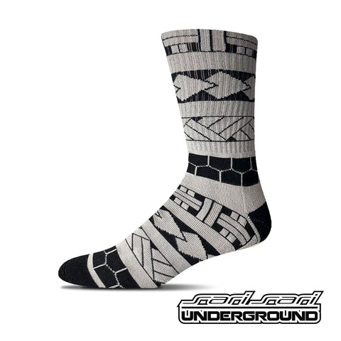 FW: Tribal Sleeve Socks - Grey