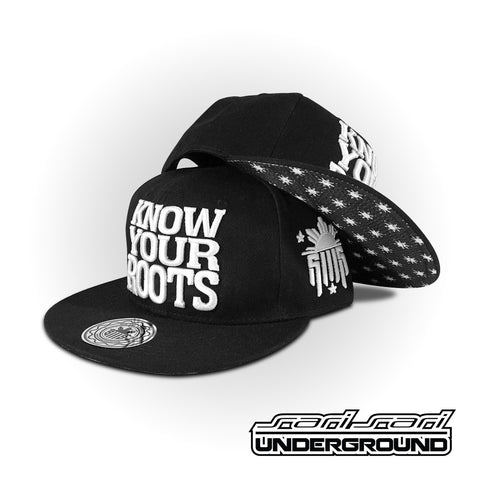 S3S: Know Your Roots Snapback - Black & White