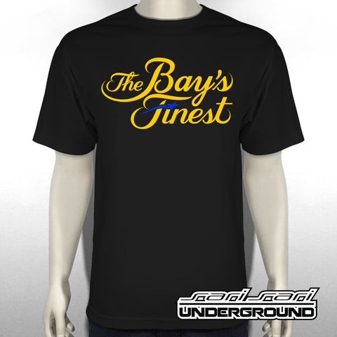TBF: The Bays Finest on Black Tee